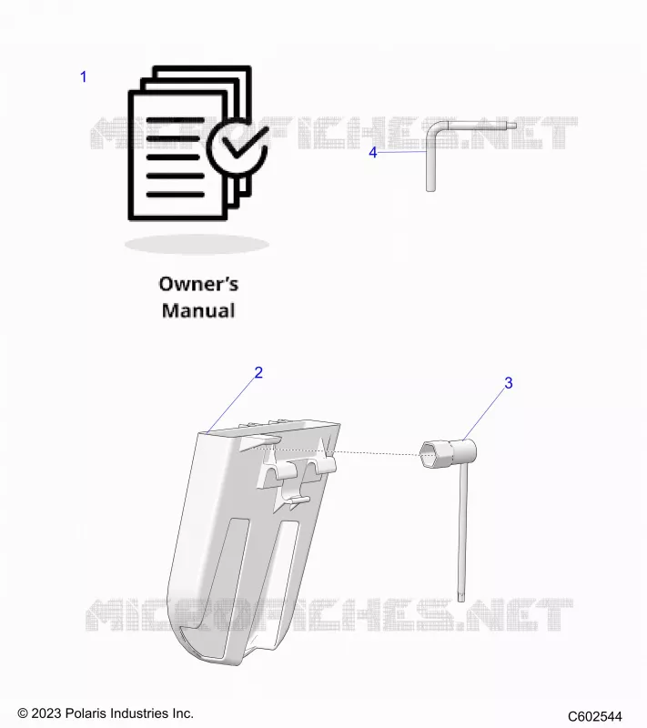 REFERENCES, TOOLS, BELT HOLDER, AND EL MANUAL DEL PROPIETARIO