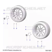RUEDA DELANTERA AND REAR (R MODELS)