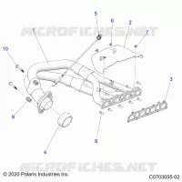 ENGINE, SISTEMA DE ESCAPE, HEADPIPE