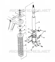 montaje del puntal Trail Boss W948527 (4926822682A014)