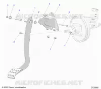 FRENOS, FOOT PEDAL