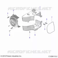 ENGINE, FAN COVER AND SUDARIO