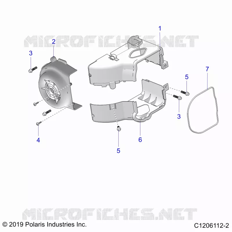 ENGINE, FAN COVER AND SUDARIO