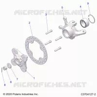 SUSPENSIÃ“N DELANTERA CARRIER- Z21NAE99AC/AK/BC/BK/K99AG/AP/BG/BP (C0704127-2)