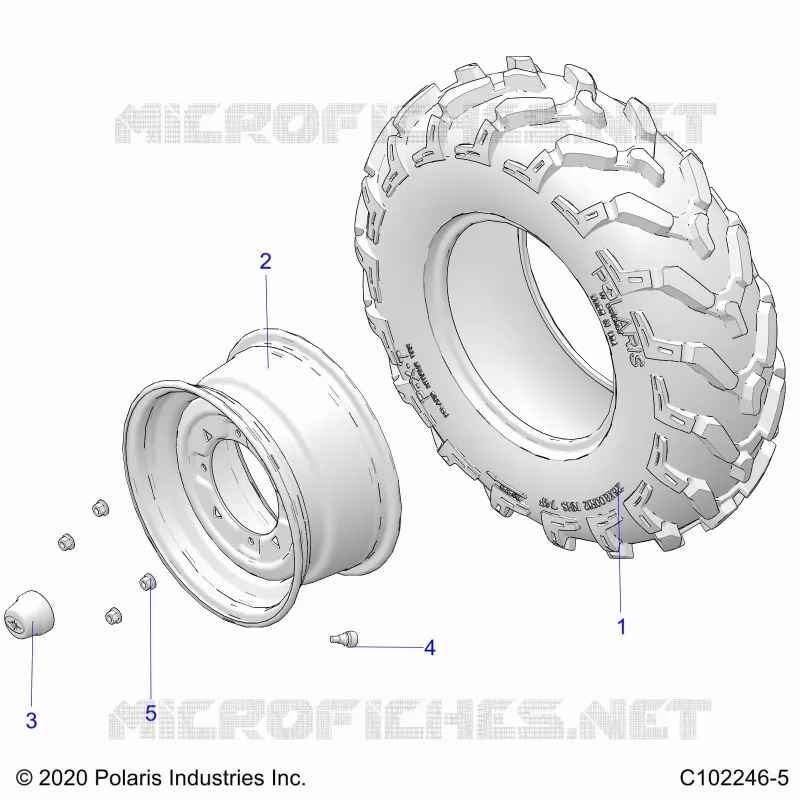 RUEDAS, FRONT TIRE