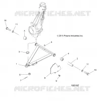 SUSPENSION, A-ARM AND PUNTAL MOUNTING