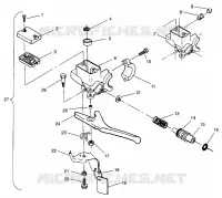 CILINDRO MAESTRO 600 XCR 0961676 and EUROPEAN 600 XCR E961676 (4932123212A014)
