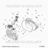 TREN, CLUTCH COVER AND DUCTING