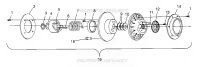 accionado de embrague 600 XC 0971776 and EUROPEAN 600 XC E971776 (4937933793B014)
