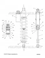 SUSPENSION, CHOQUE, REAR TRACK, W/RES. (INTL ONLY)