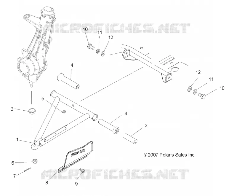 SUSPENSION, A-ARM and PUNTAL MOUNTING