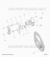 BRAKES, PINZA FRENO TRASEIRA