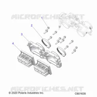 ENGINE, REED VALVE AND CUERPO DE MARIPOSA ADAPTOR