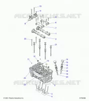 ENGINE, CULATA AND VALVES