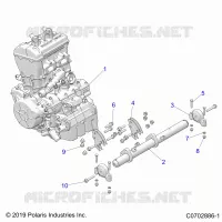 MOTOR, MOUNTING &amp; LONG BLOCK