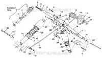 TRASERO ARM PAR CLASSIC TOURING 0973365 and EUROPEAN CLASSIC TOURING E97336 (4938493849B014)