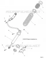 SUSPENSION, SHOCK TRASERO MOUNTING