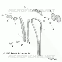 LA CADENA DE LEVAS AND TENSIONER