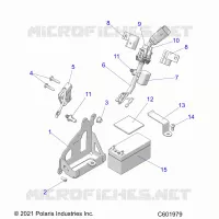 ELECTRICA, BATTERY, MANUAL START POWER UP COMPONENTS