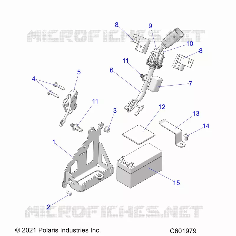 ELECTRICA, BATTERY, MANUAL START POWER UP COMPONENTS