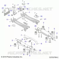 ASIENTO MOUNTING, FRONT