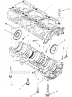 CAJA DEL CIGÜEÑAL 600 XCR SP 0965677 and EUROPEAN 600 XCR SP E965677 (4932063206C011)