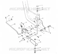 Y PEDAL FRENO DE ESTACIONAMIENTO  ASSEMBLY SWEDISH 4x4 400L S948140 (4926912691A009)