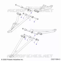 SUSPENSIÃ“N DELANTERA A-ARM MOUNTING