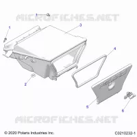 BODY, CAJA DE ALMACENAJE, REAR