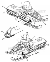ETIQUETAS 500 EFI 0942774 and EFI SKS 0942574 (4924982498007A)