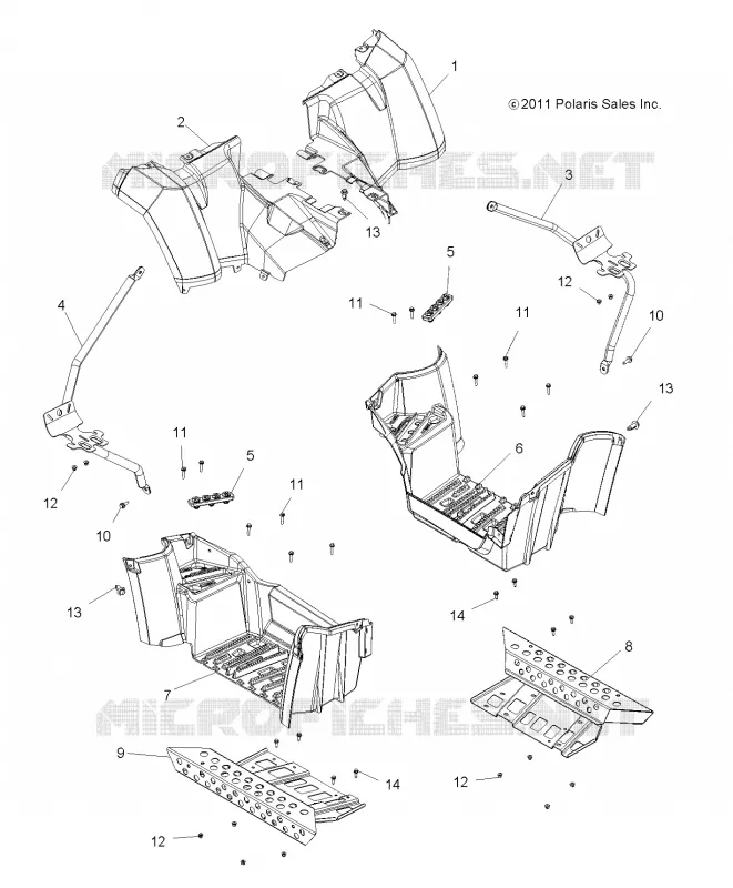 TRASERO CAB, para pies and SUPPORTS