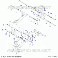 SUSPENSION TRASERA CONTROL ARM MOUNTING
