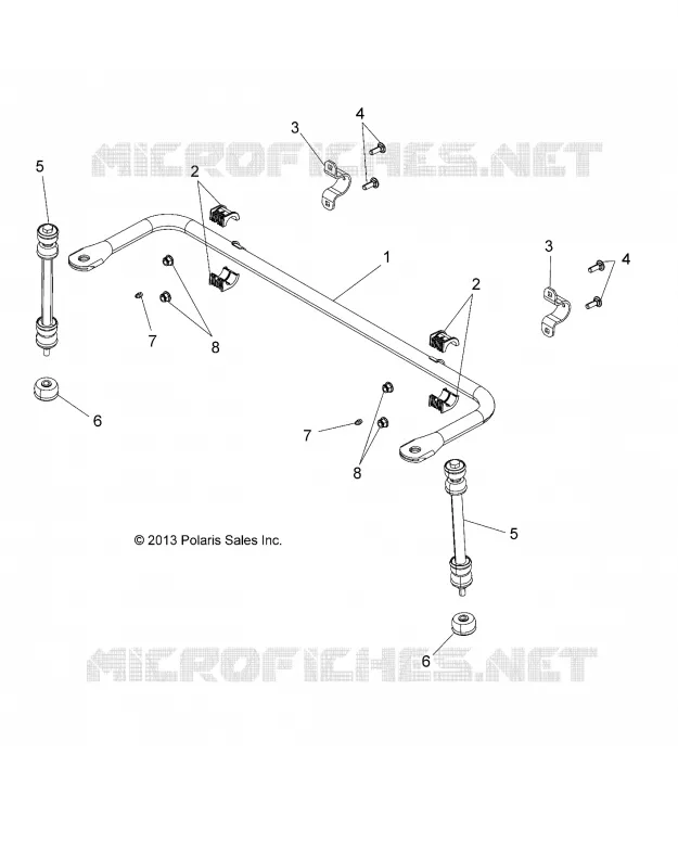 SUSPENSION TRASERA STABILIZER BAR