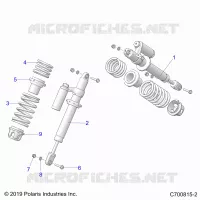 SUSPENSION, CHOQUE FRONTAL MOUNTING
