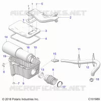 ENGINE, TOMA DE AIRE SYSTEM