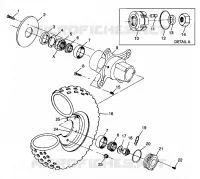 RUEDA DELANTERA XPLORER 300 W98CC28C (4945264526B007)