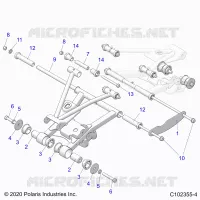 SUSPENSION TRASERA CONTROL ARM MOUNTING