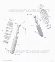 SUSPENSION TRASERA SHOCK AND MOUNTING