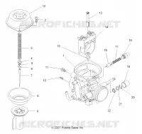 MOTOR, CARBURADOR, UPPER
