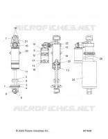 SUSPENSION, CHOQUE FRONTAL TRACK