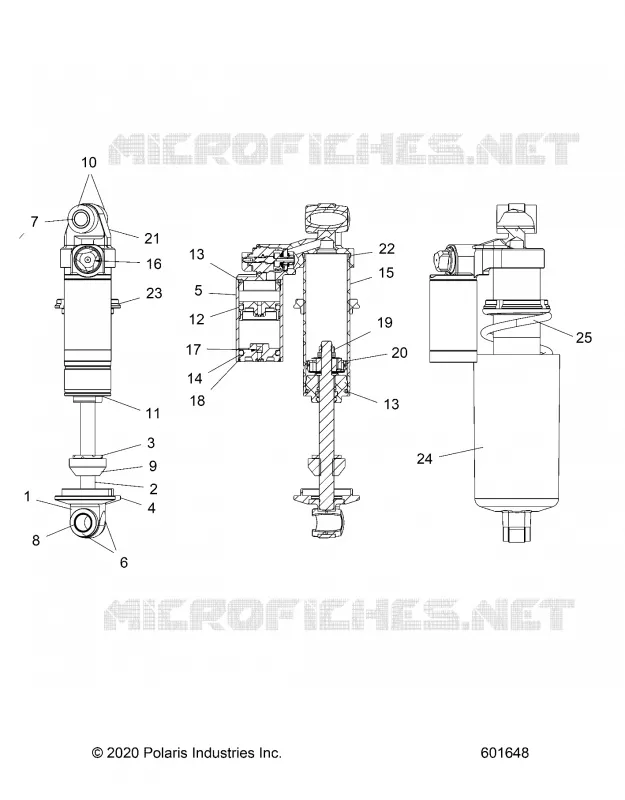 SUSPENSION, CHOQUE FRONTAL TRACK