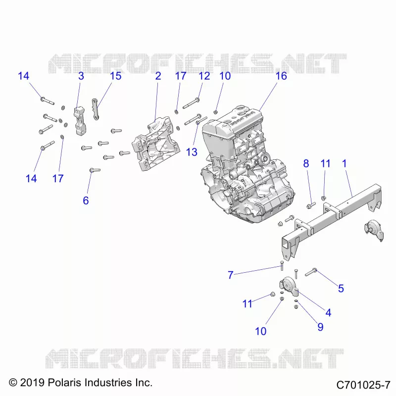 MOTOR, MOUNTING & LONG BLOCK
