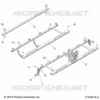 CHASSIS, ASIENTO SUPPORTS