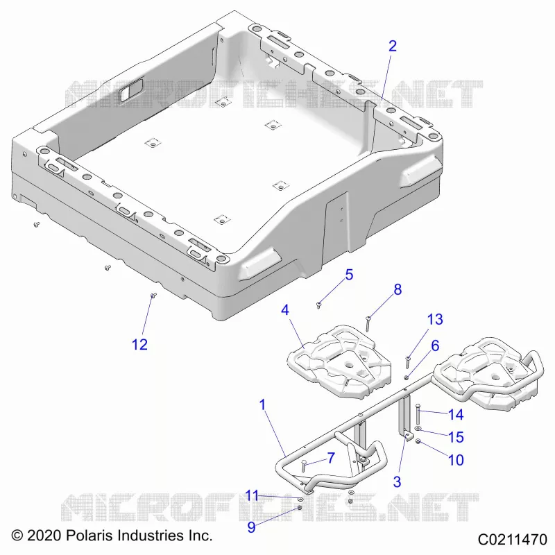 CARROCERÍA POSTERIOR RACK AND BOX SIDE RAILS