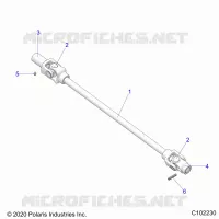 TREN, FRONT PROP SHAFT