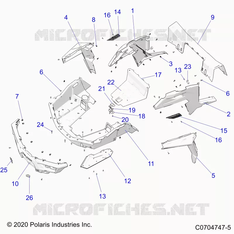 CARROCERÍA POSTERIOR RACK AND FENDERS