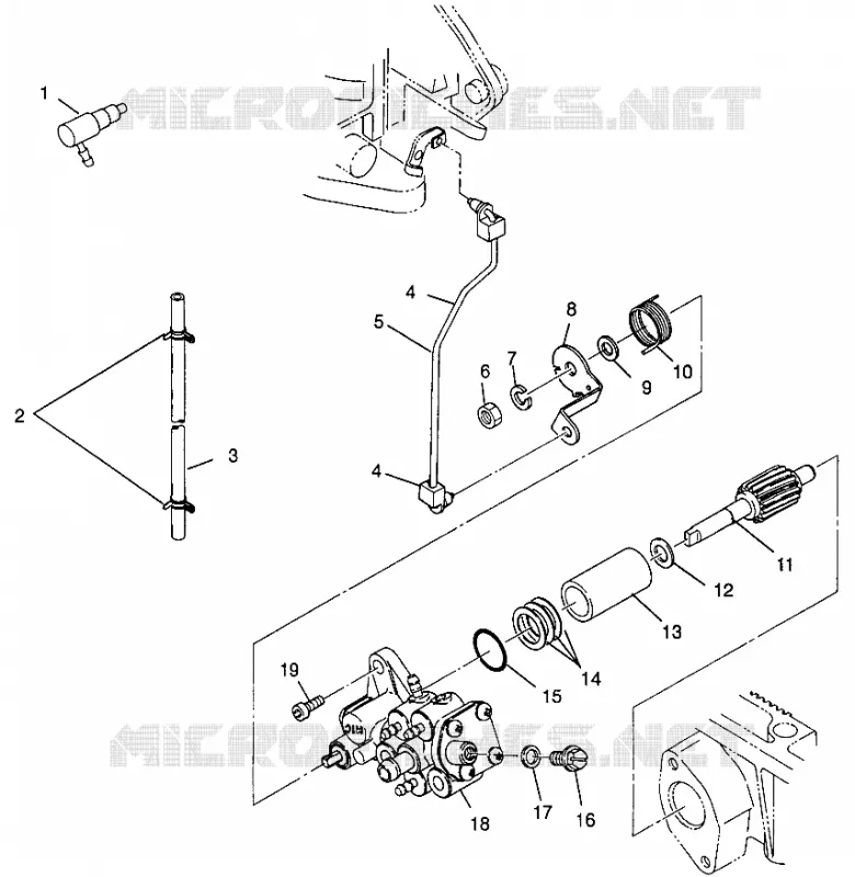 BOMBA DE ACEITE SL 780 B964087 and  Intl. SL 780 I964087 (4935523552C005)