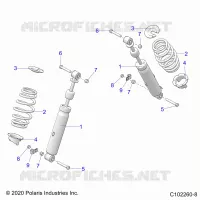 SUSPENSION, CHOQUE FRONTAL
