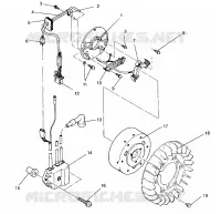 MAGNETO ASSEMBLY TRAIL 0950761, TRAIL DELUXE 0950262  AND EUROPEAN TRAIL DE (4928862886D004)