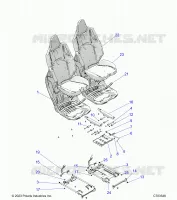 ASIENTO ASM. AND SLIDER, FRONT